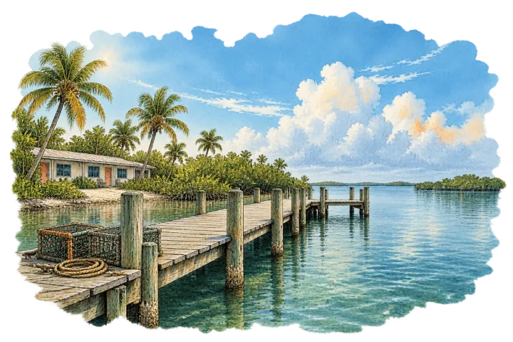 Anglers Motel dock