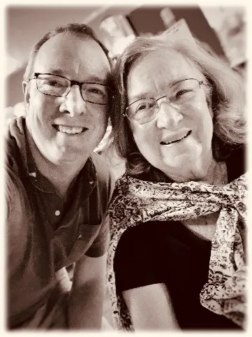 John McKillop and his mother Linda, the authors
