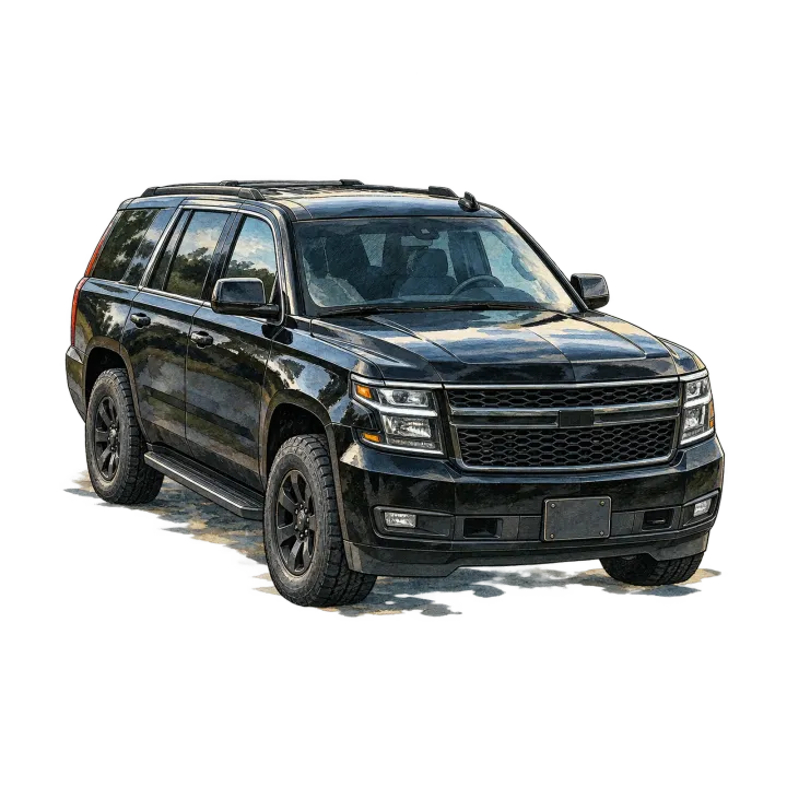 The agents' black SUV